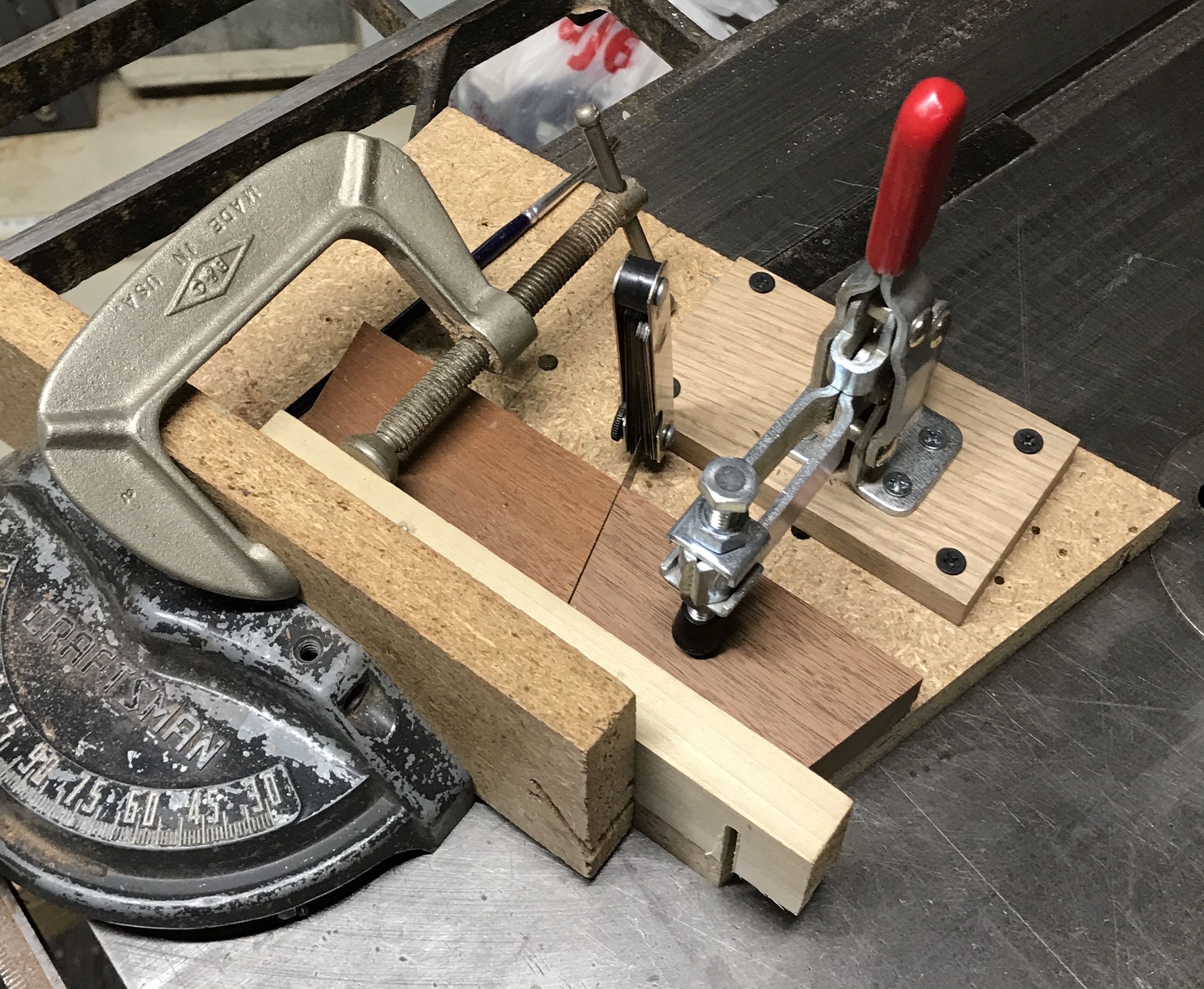 The sanded dodecagon and boards to make the outer frame